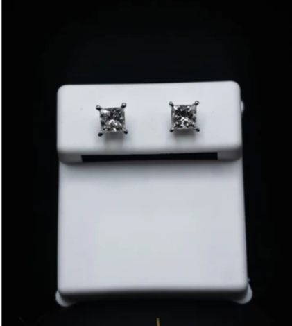 Diamond Hoop Earrings